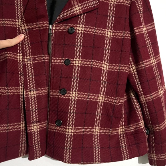 LRL Ralph Lauren Jacket Plaid Pockets Notch Lapel Jacket - Picture 11 of 16